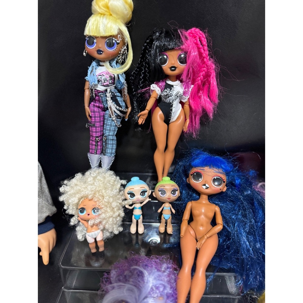 LOL Surprise‎ OMG Fashion Dolls Lot Remix Fierce Queen Neonlicious